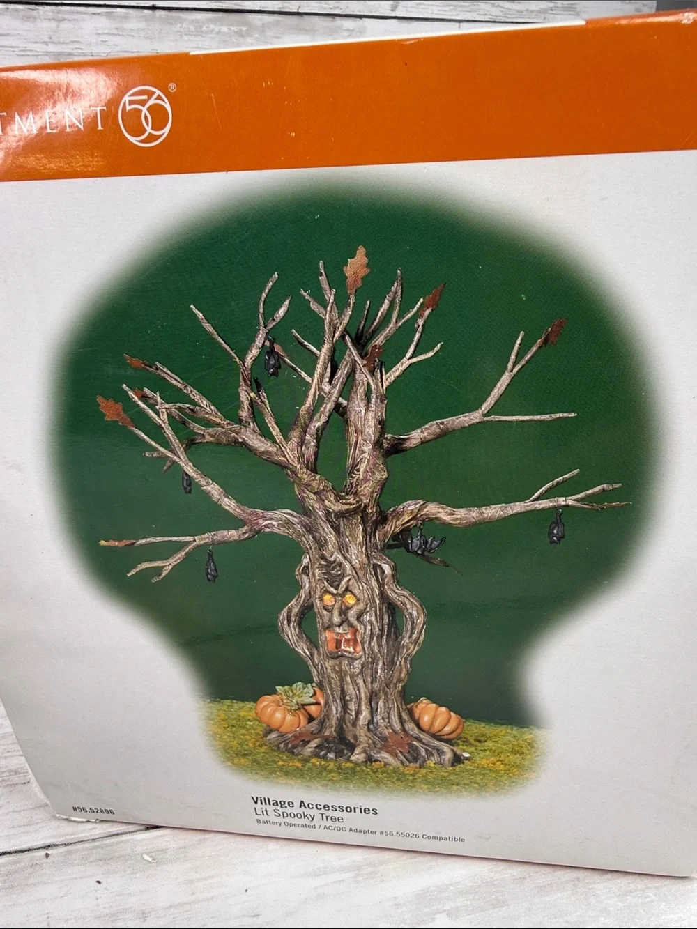 Department 56 Halloween Village Accessory Lit Spooky Tree (RETIRED 2007) -Lights
